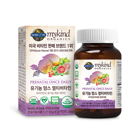 마이카인드 유기농 맘스 임산부 멀티비타민 30정 3개